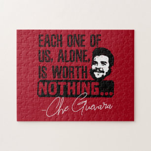 Che Guevara Zitat - Jeder allein verdient nichts