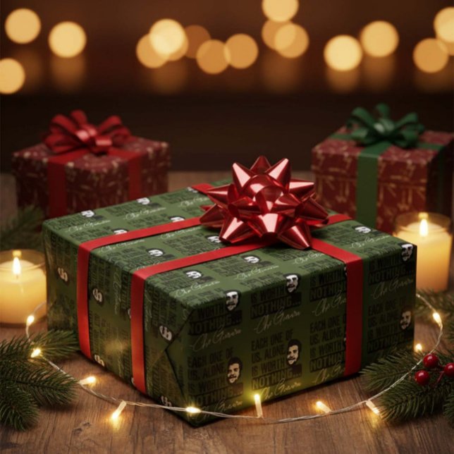 Che Guevara Zitat - Jeder allein verdient nichts Geschenkpapier (Von Creator hochgeladen)