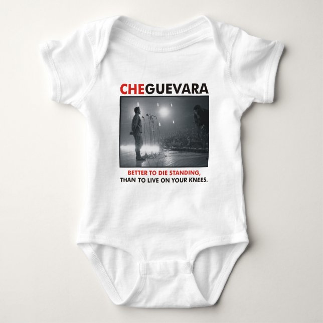 Che Guevaraprodukte u. -entwürfe! Baby Strampler (Vorderseite)