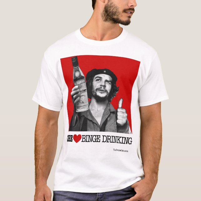 Che Herz-Besäufnis T-Shirt (Vorderseite)