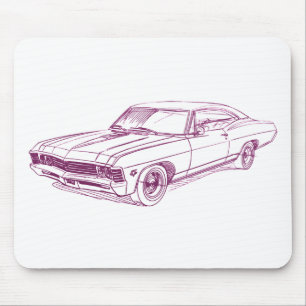 Che Impala 1967 Mousepad