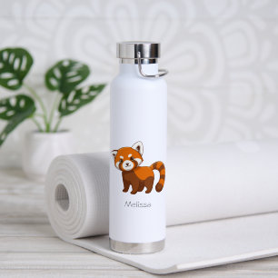 Che Red Panda Benutzerdefinierter Name Trinkflasche