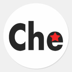 Che Revolutions-Entwürfe! Runder Aufkleber