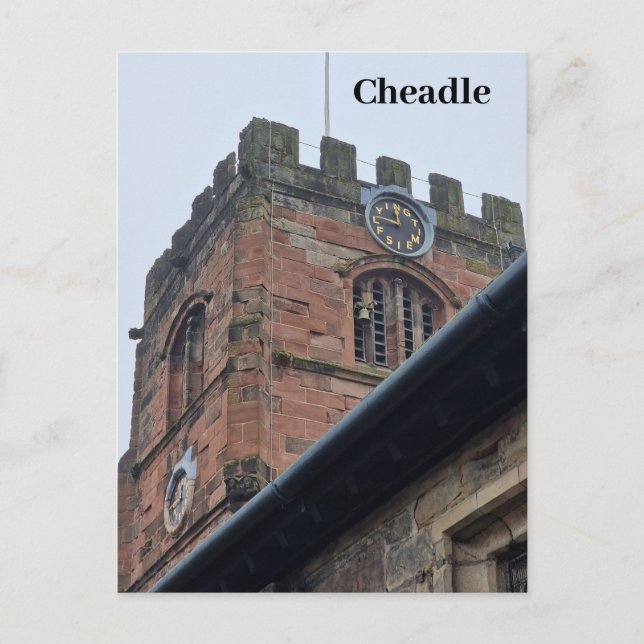 Cheadle Postkarte (Vorderseite)
