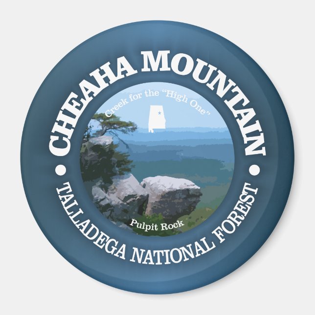 Cheaha Mountain Magnet (Vorne)