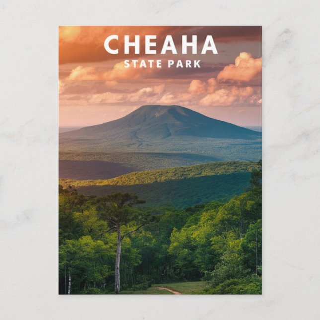 Cheaha Staat Park, Alabama Postkarte (Vorderseite)