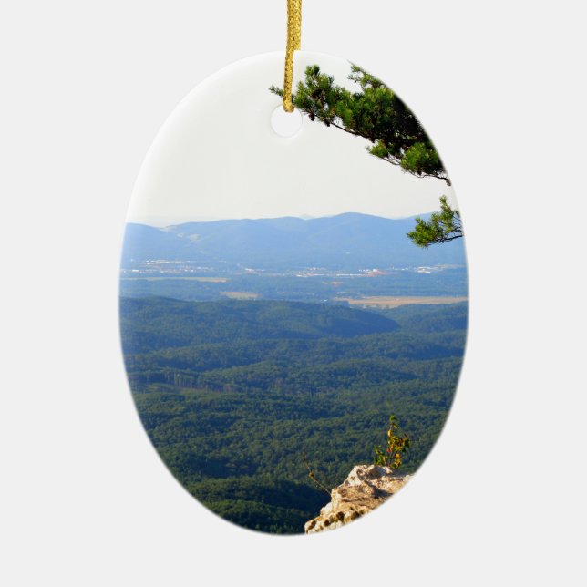 CHEAHA STAATS-PARK - ALABAMAS HÖHEPUNKT KERAMIK ORNAMENT (Vorne)