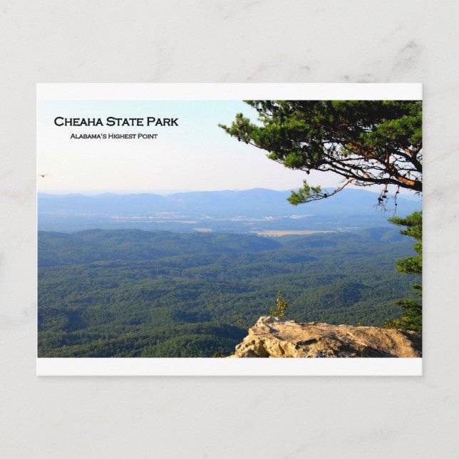 CHEAHA STATE PARK - ALABAMA'S HIGHEST POINT POSTKARTE (Vorderseite)