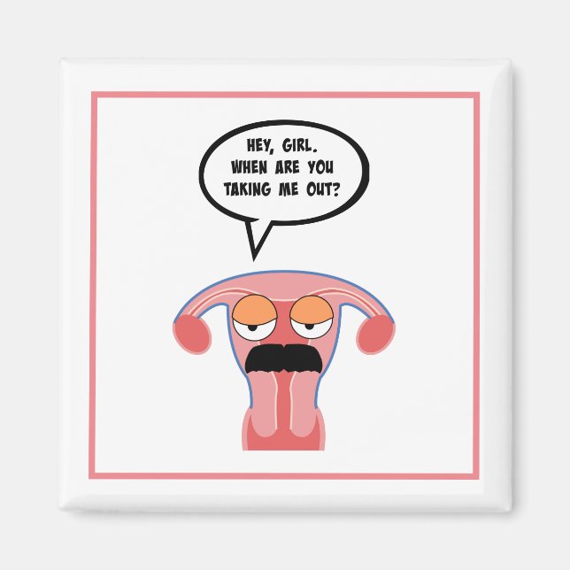 Cheap Boyfriend Uterus Magnet (Vorne)