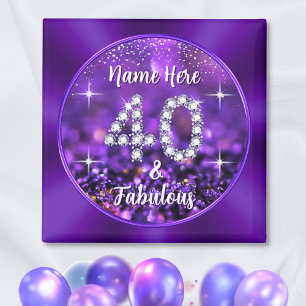 Cheap Diamond, 40 und fabelhafte Party-Ideen, Magnet