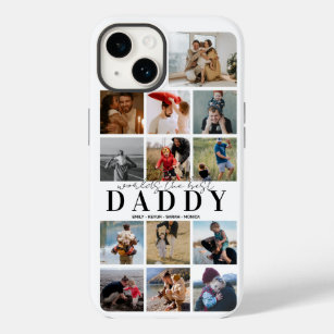 Cheap Fathers Day Foto Collage Geschenk für Papa Case-Mate iPhone 14 Hülle