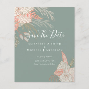 CHEAP Foto Rett Dates PAMPAS GRASS Terracotta Flyer