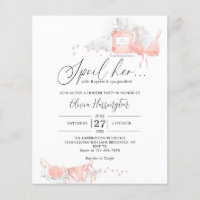CHEAP Peach Blush Spoke Ihre Fingerie Brautparty