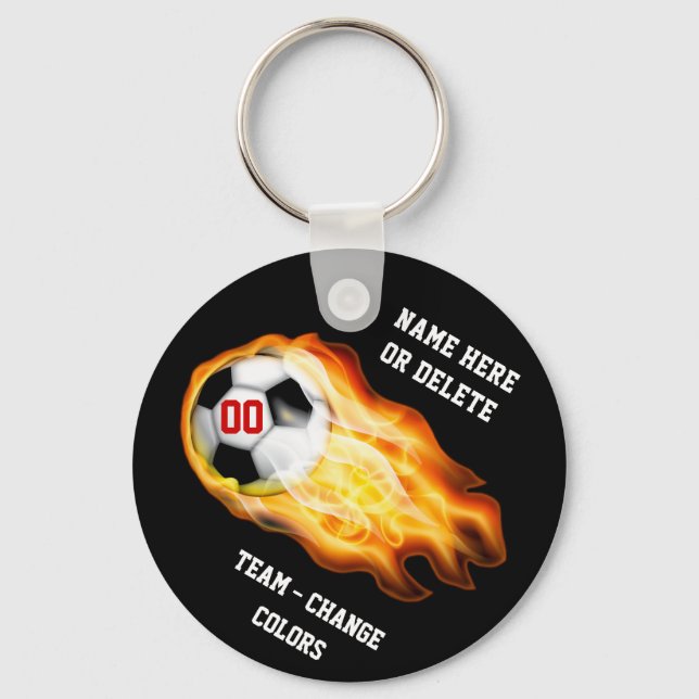 CHEAP Personalisiert Soccer Team Geschenke unter $ Schlüsselanhänger (Vorderseite)