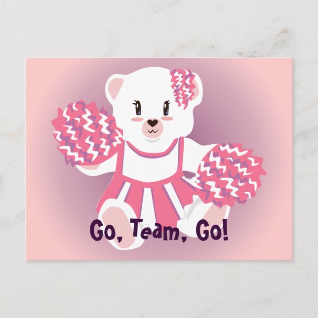 Chear Bear Postcard Postkarte (Vorderseite)