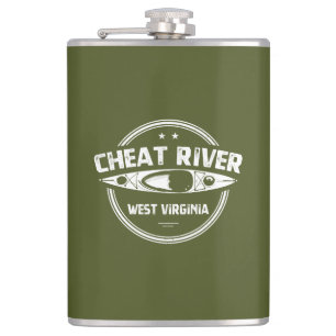 Cheat River, West Virginia Flachmann