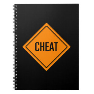 Cheat Word-Zeichen   SpiralNotebook Notizblock