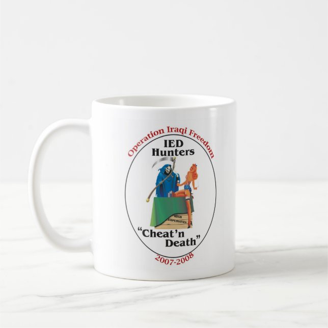 CheatnDeath Kaffee-Tasse Kaffeetasse (Links)