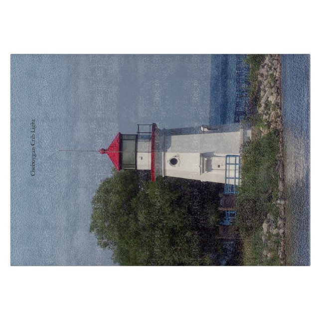 Cheboygan Crib Light-Schnittplatte Schneidebrett (Vorderseite)