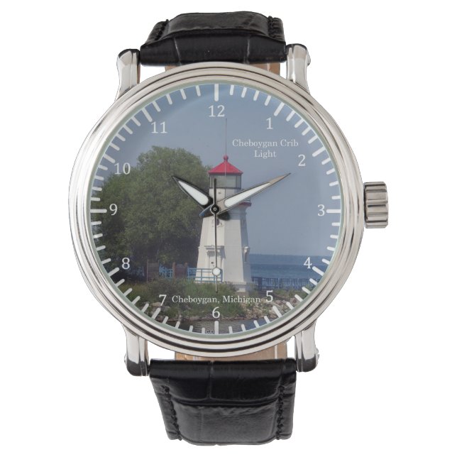 Cheboygan Crib Light Uhr (Vorderseite)