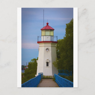 Cheboygan Lighthouse #6548 Postkarte