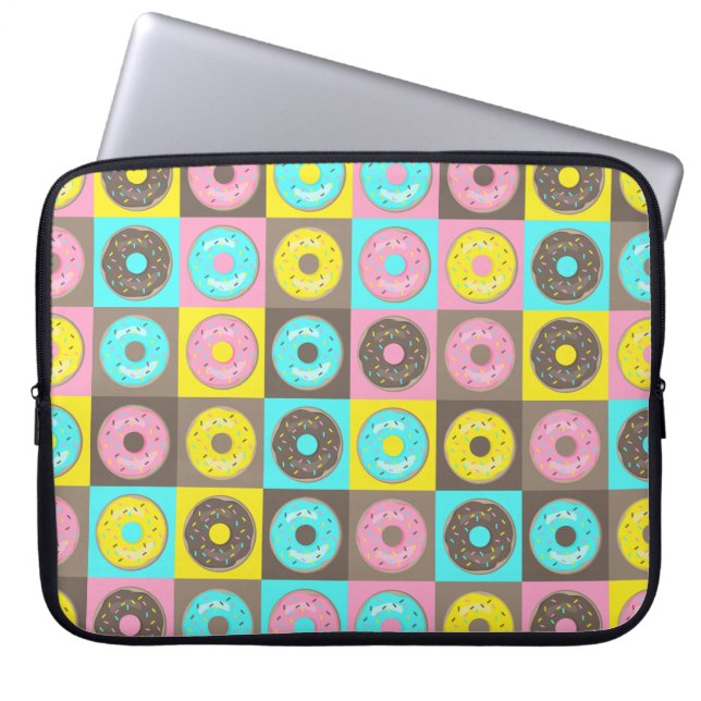 Check Out the Donuts! Laptopschutzhülle (Vorderseite)