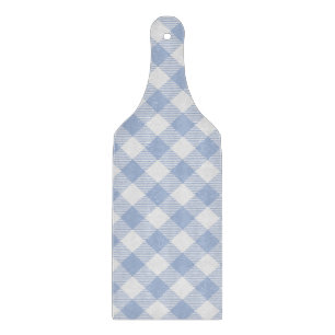 Checked Blue Gingham Classic Schneidebrett