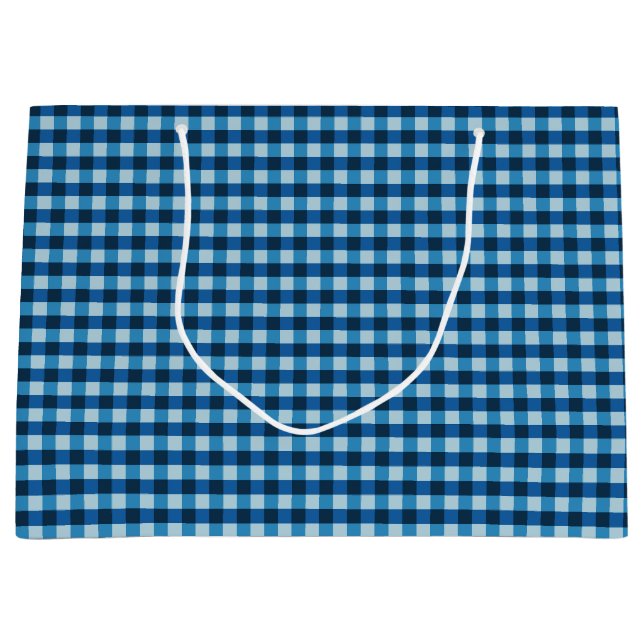 Checked Große Geschenktüte (Vorderseite)