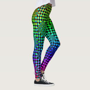 Checked Illusion von Kenneth Yoncich Leggings