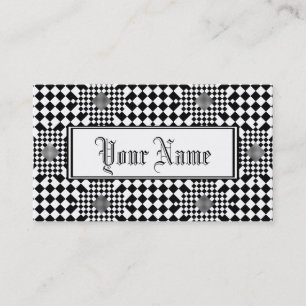 Checked Illusion von Kenneth Yoncich Visitenkarte