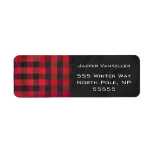 Checked Kariert Red and Black