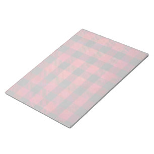 Checked Kariert Red and Black Notizblock
