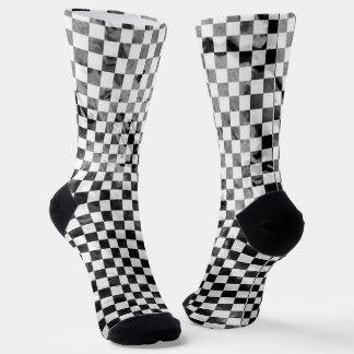 Checked Socken