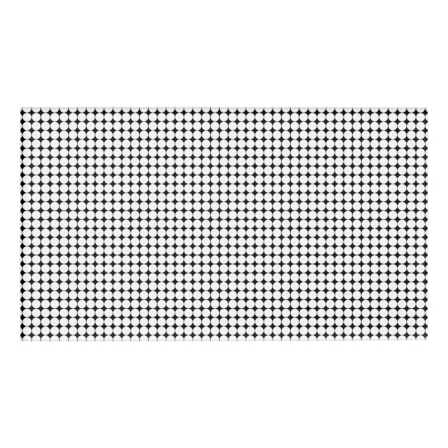 Checker Halftone Namenschild (Vorderseite)