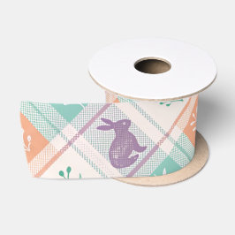 Checker Karierter Ostern Satinband