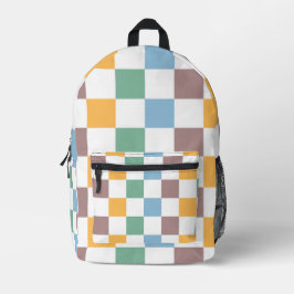 CheckerBoard-Backpack Bedruckter Rucksack