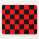 CHECKERBOARD MOUSEPAD<br><div class="desc">ROTE UND SCHWARZE PRÜFPLATTE</div>