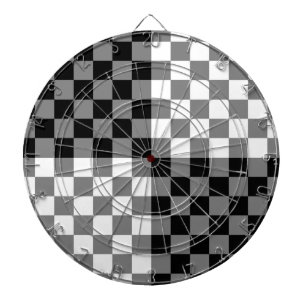 CHECKERBOARD PATTERN DARTSCHEIBE