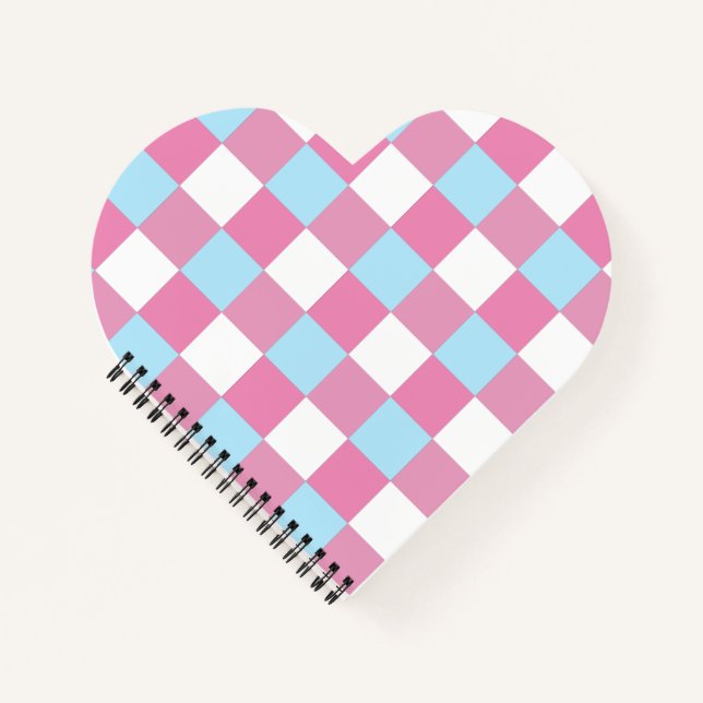 Checkerboard Pattern  Notizbuch (Vorderseite)