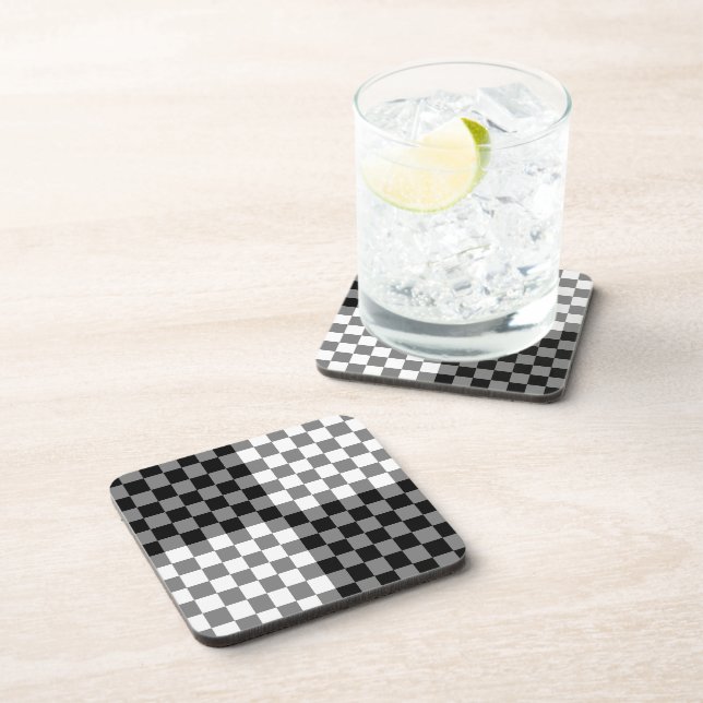 CHECKERBOARD PATTERN UNTERSETZER (Rechte Seite)
