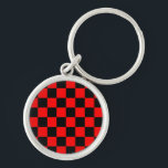 CHECKERBOARD SCHLÜSSELANHÄNGER<br><div class="desc">ROTE UND SCHWARZE PRÜFPLATTE</div>