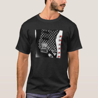 checkerboarded Gitarre T-Shirt