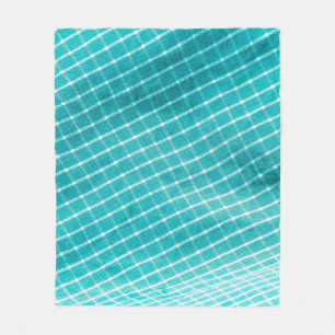 Checkered Background Textil-Clown. Fleecedecke
