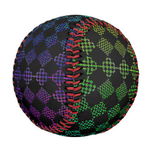 Checkered Moire von Kenneth Yoncich Baseball