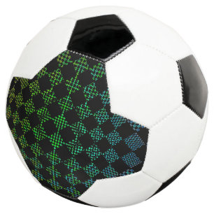Checkered Moire von Kenneth Yoncich Fußball