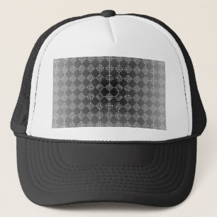 Checkered Moire von Kenneth Yoncich Truckerkappe