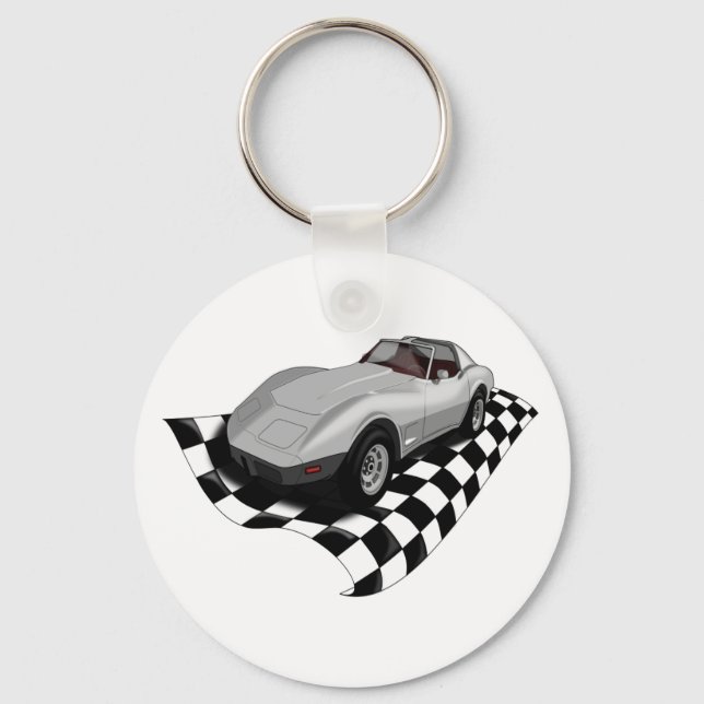 Checkervette Schlüsselanhänger (Vorderseite)