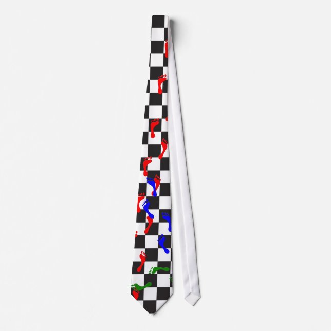 Checkerwalk durch Genepool Entwurf Krawatte (Vorderseite)
