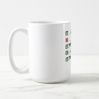 Checklist Funny Kaffeetasse