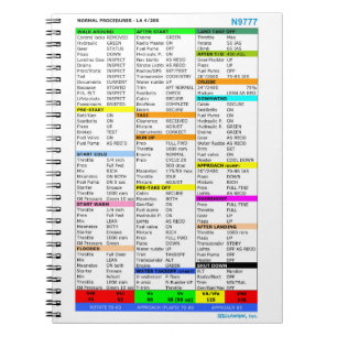Checklist notepad notizblock